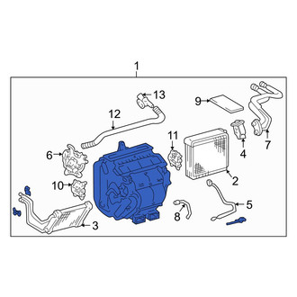 Toyota OE - HVAC Unit Case Assembly