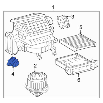 Toyota OE - HVAC Blower Motor Relay
