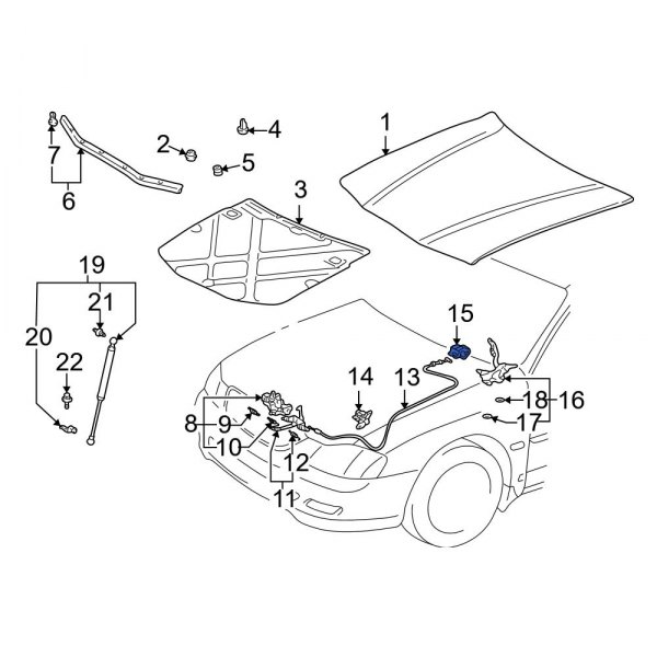 Hood Release Handle