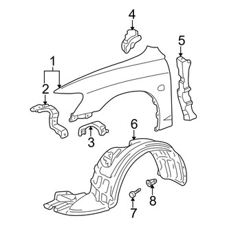 Toyota OE - Fender & Components