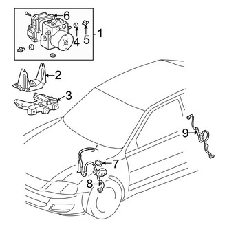 Toyota OE - Electrical - ABS Components (W/O Skid Control)