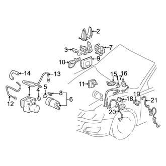Toyota OE - Electrical - ABS Components (With Skid Control)
