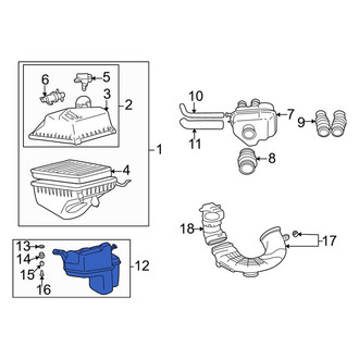 Toyota OE - Lower Engine Air Intake Resonator