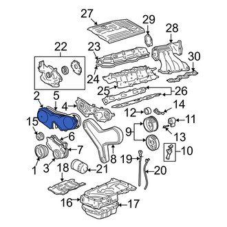 Toyota OE - Lower Engine Timing Cover