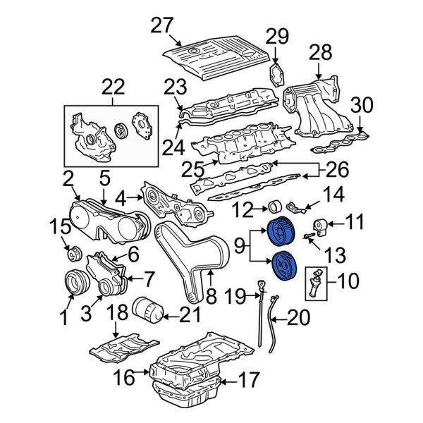 Engine Timing Camshaft Sprocket