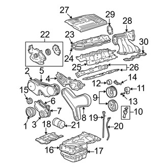 Toyota OE - Engine / Transaxle - Engine Parts