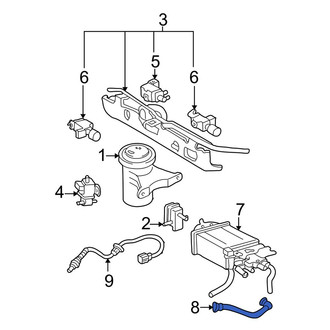 Toyota OE - Fuel Tank Vent Hose