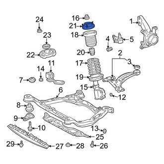 Toyota OE - Front Left Suspension Strut Mount