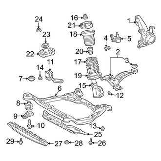 Toyota OE - Front Suspension - Suspension Components