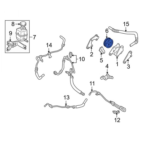 Power Steering Pump Pulley