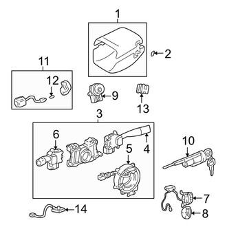 Toyota OE - Steering Column - Shroud, Switches & Levers (Floor Shift)