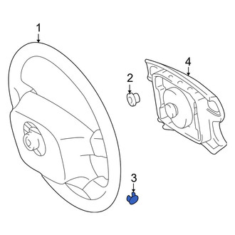 Toyota OE - Right Steering Wheel Plug