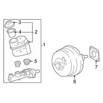 Toyota OE - Cowl - Components on Dash Panel