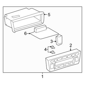 Toyota OE - HVAC Temperature Control Panel