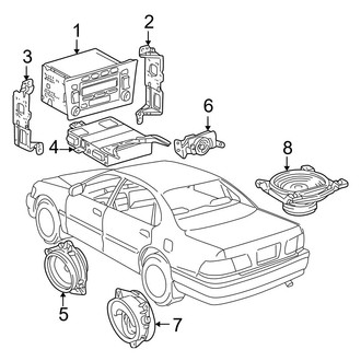 Toyota OE - Instrument Panel - Sound System
