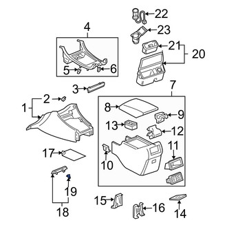 Toyota OE - Console Clip
