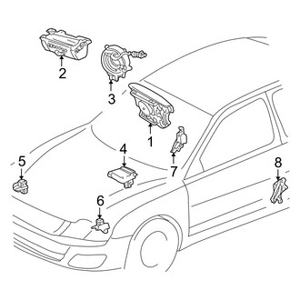 Toyota OE - Restraint Systems - Air Bag Components
