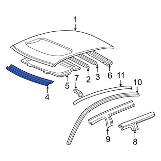 Toyota OE - Roof Header Panel
