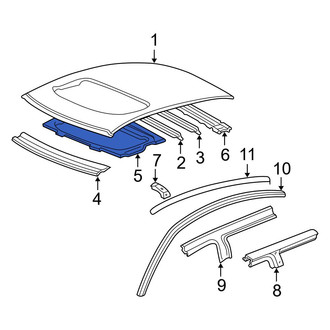 Toyota OE - Roof Panel Reinforcement