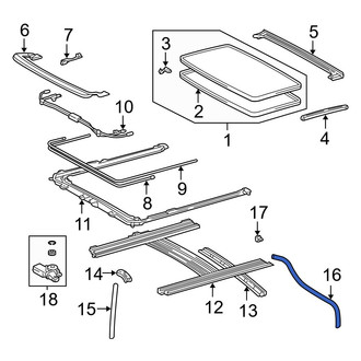 Toyota OE - Rear Sunroof Drain Hose