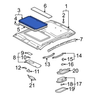 Toyota OE - Sunroof Cover