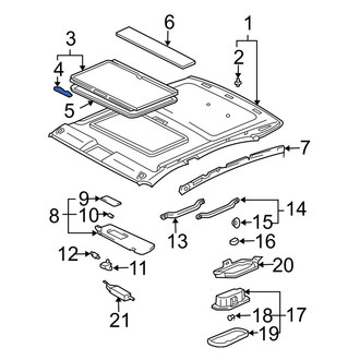 Toyota OE - Sunroof Handle