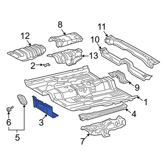 Toyota OE - Floor Pan Crossmember