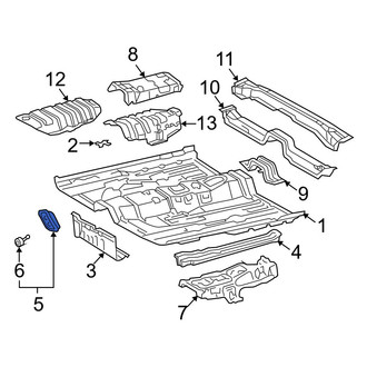 Toyota OE - Front Foot Rest