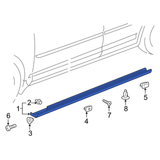 Toyota OE - Left Rocker Panel Guard