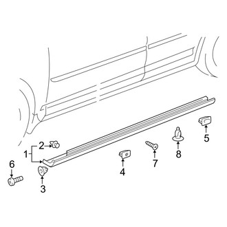 Toyota OE - Pillars, Rocker & Floor - Exterior Trim