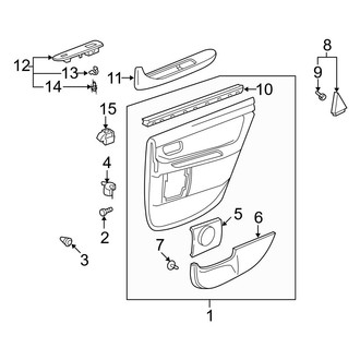 Toyota OE - Rear Door - Interior Trim