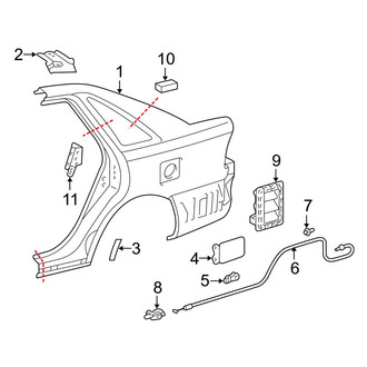 Toyota OE - Quarter Panel & Components