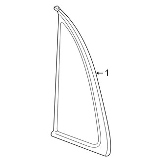 Toyota OE - Quarter Panel - Glass