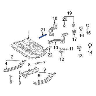 Toyota OE - Fuel Tank Vent Hose