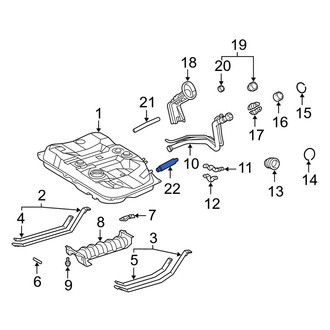 Toyota OE - Fuel Filler Hose