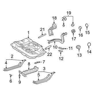 Toyota OE - Fuel System Components (Fuel Tank & Components)