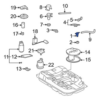 Toyota OE - Fuel Tank Roll Over Valve