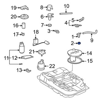 Toyota OE - Fuel Tank Roll Over Valve Gasket
