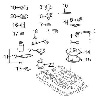 Toyota OE - Fuel System Components (Fuel Pump & Components)