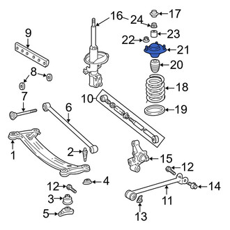 Toyota OE - Front Left Suspension Strut Mount