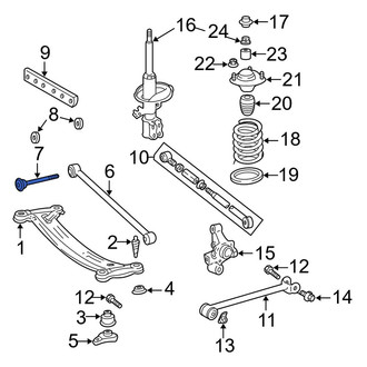 Toyota OE - Front Lateral Arm Bolt