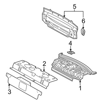 Toyota OE - Rear Body & Floor - Rear Body