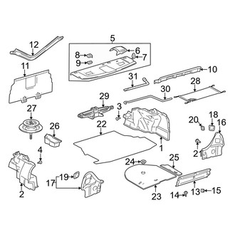 Toyota OE - Rear Body & Floor - Interior Trim