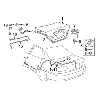 Toyota OE - Trunk Lid - Lid & Components