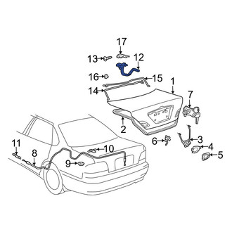 Toyota OE - Rear Deck Lid Hinge