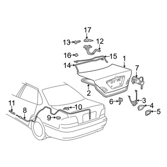 Toyota OE - Trunk Lid - Lid & Components