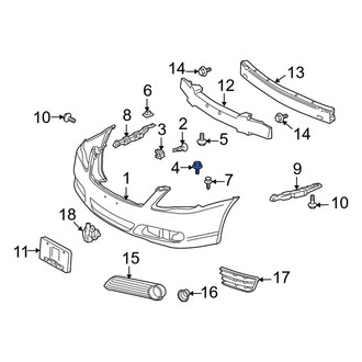 Toyota OE - Inner Headlight Mounting Bolt