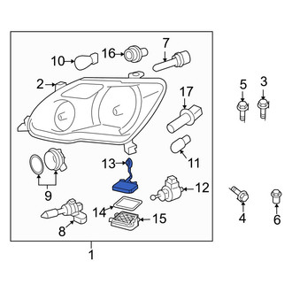 Toyota OE - Front Headlight Control Module