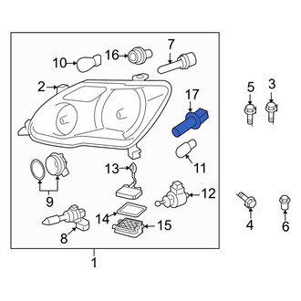 Toyota OE - Front Side Marker Light Socket