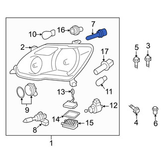 Toyota OE - Front Headlight Bulb